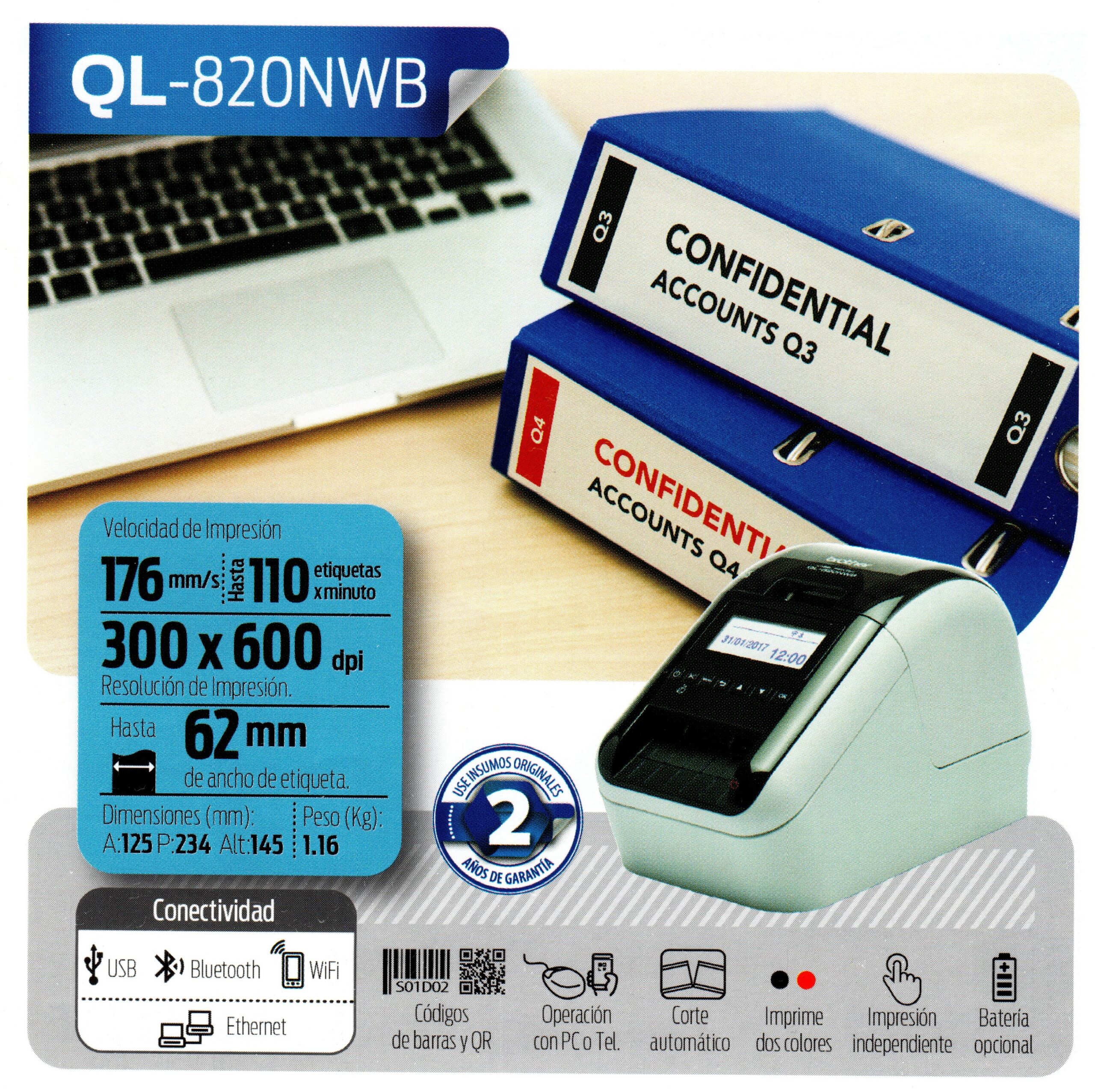 Etiquetadora QL-820NWB