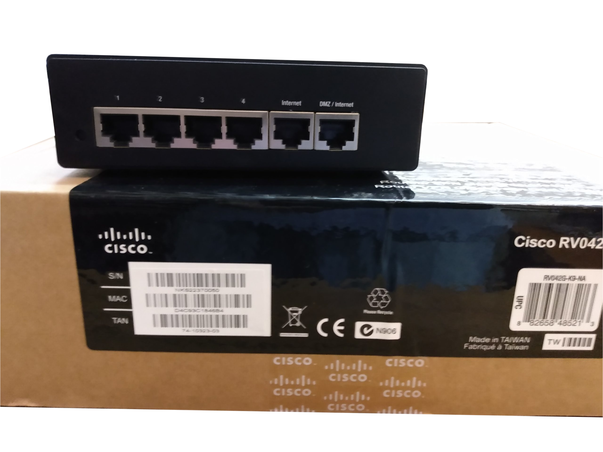 Gigabit Dual WAN VPN Router Cisco RV042G Optima Ingenieria S.A